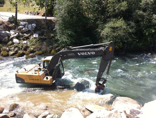 Diverse Fotos Bagger aus 2014 - 2015