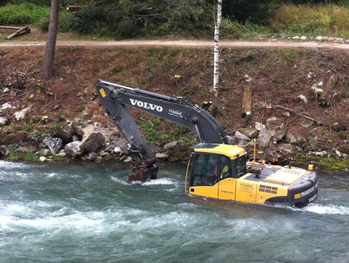 Diverse Fotos Bagger aus 2014 - 2015